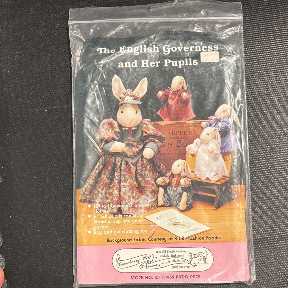The English Governess and Her Pupils Fiber Art Kit
